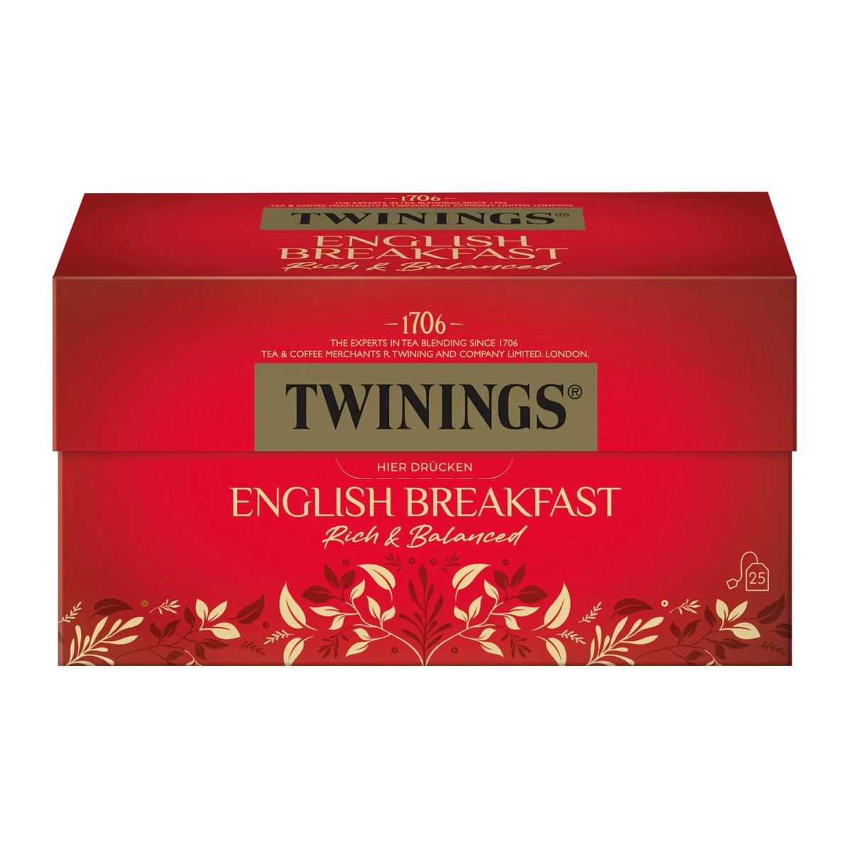 Twinings English Breakfast 25 x 2 g