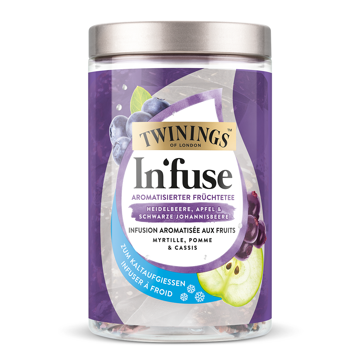 Twinings In’fuse Heidelbeere, Apfel & schwarze Johannisbeere 30 g