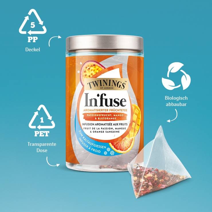 So entsorgst du Twinings In’fuse