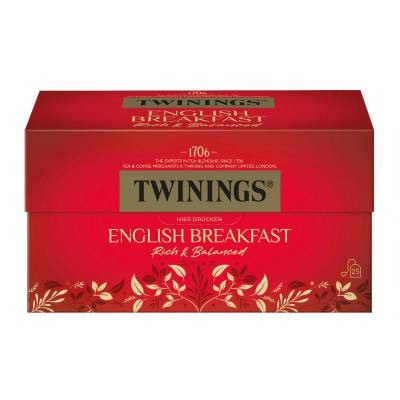 Twinings English Breakfast 25 x 2 g